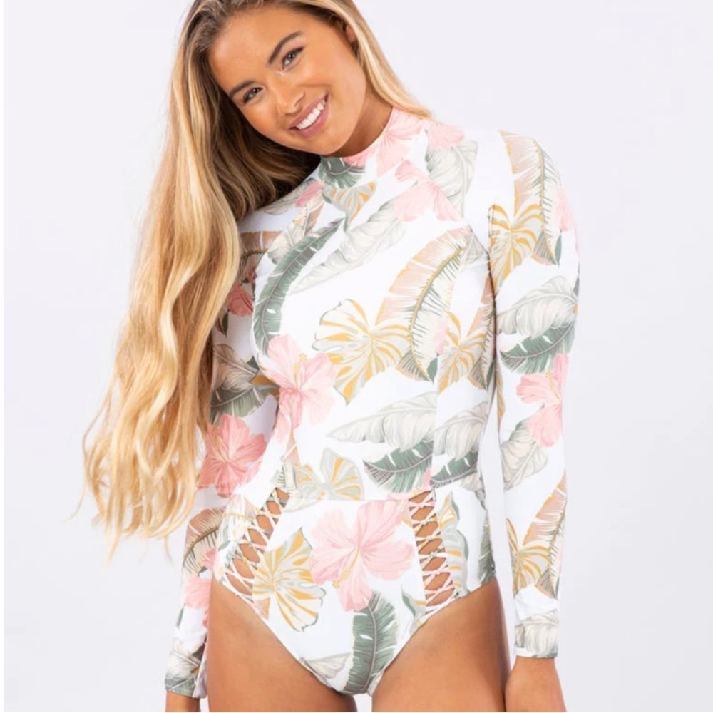 Rip Curl Tropic Coast Cheeky Long Sleeve Surf Suit